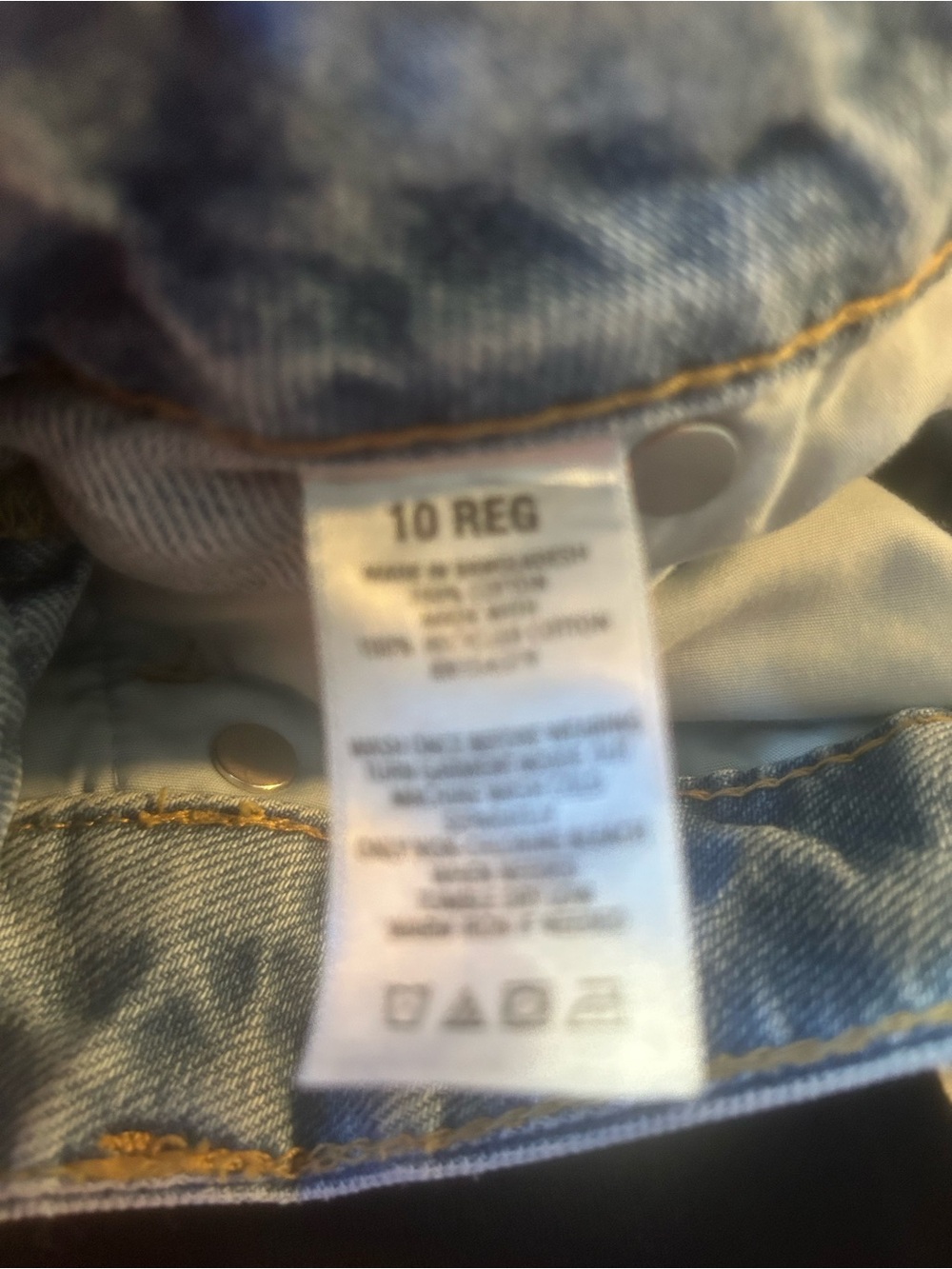 Aeropostale Women’s Low Rise Baggy Jeans size 10 - Picture 4 of 7